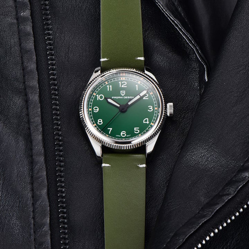 Часы мужские Pagani Design PD-1765 Silver-Green-Green-1